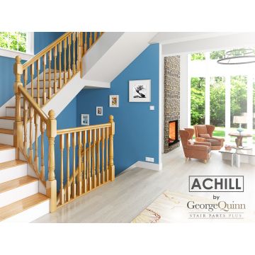 Cn01a Achill White Oak Sh Sq Full Newel 1525mm x 91mm x 91mm