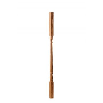 Ps02a Achill White Oak Plain Turned Spindle 1100mm x 41mm x 41mm