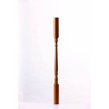 Ps01a Achill White Oak Plain Turned Spindle 915mm x 41mm x 41mm