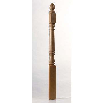 Cn01a2 Achill Full Half Newel White Oak Sh Sq 1525 x 91 x 45mm