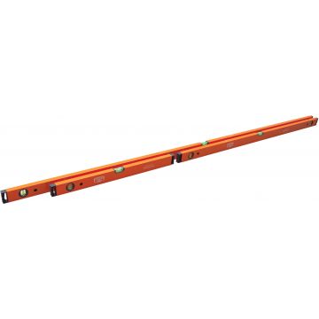 Bahco 3 Piece Level Set with Level Bag ( 6ft, 4ft and 2ft)