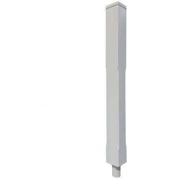 Chn06bq Primed Boyne Chamfered Newel W/Dowel 965.5mm x 91mm x 91mm Chn06bq
