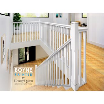Chn01bq Primed Boyne Chamfered Newel 1500mm 1500mm x 91mm x 91mm Chn01bq