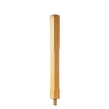 Chn06bw W/Oak Boyne Chamf Landing Newelw/Dowel 965.5mm x 91mm x 91mm