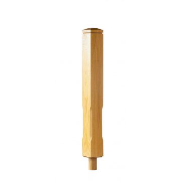 Chn03b Boyne White Oak Chamf Db Sq Newel W/Dowel 790mm x 91mm x 91mm