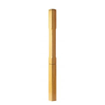 Chn01b Boyne White Oak Chamf Lg Sq Full Newel 1525mm x 91mm x 91mm