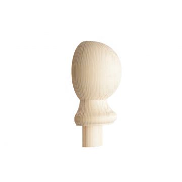 Half Ball Stair Newel Cap - 102mm x 44mm x 88mm