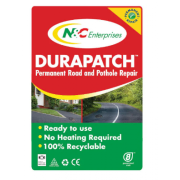 Durapatch 25kg Bag Road & Pothole Filler Quick Fix Macadam