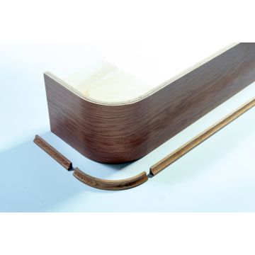 Stair-Refurb W/Oak Single B/Nose Riser 1000mm x 300mm x 240mm