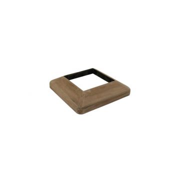 Composite Decking Post Flange Fired Earth Each 220 x 220mm