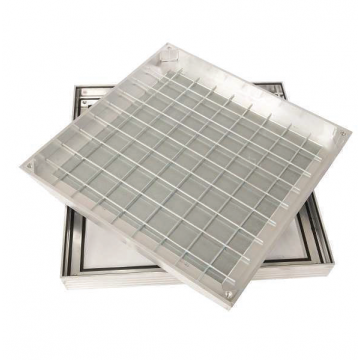 Aluminium Recess Cover & Frame 700 x 700 x 27mm Epdm Seal 27mm Recess Pedestrian Class A (Tiles)