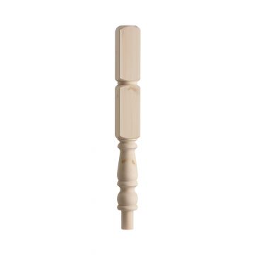 Pine Newel Top Double 430 x 91mm C