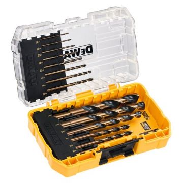 Dewalt 14pc Black And Gold Hss Drill Set