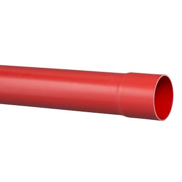 ESB Red Ducting 125mm x 6m
