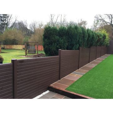 Eurocell Eco Composite Fencing - Walnut - 1.83m x 300mm 