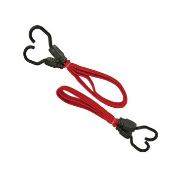Faithfull Flat Bungee Cords (2) 30" Red
