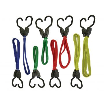 Faithfull Flat Bungee Cord Set 8pc