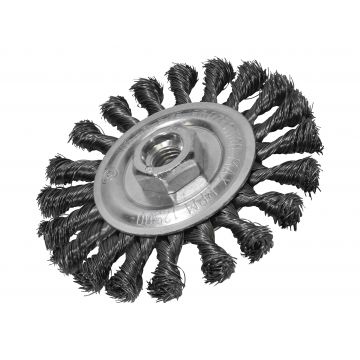 Faithfull Flat Wire Brush 115 x 12 x M14 x 2 0.35mm