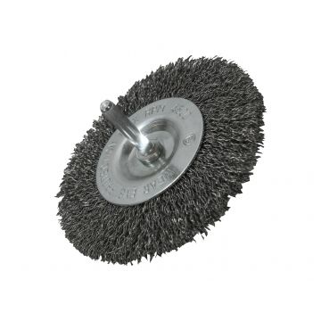 Faithfull Wire Brush 100 x 6mm Shower Kit 0.30mm
