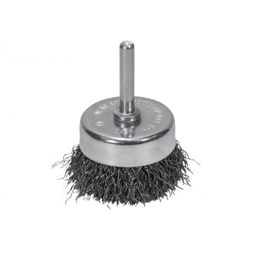 Faithfull Wire Cup Brush 50 x 6mm Shower Kit 0.30mm