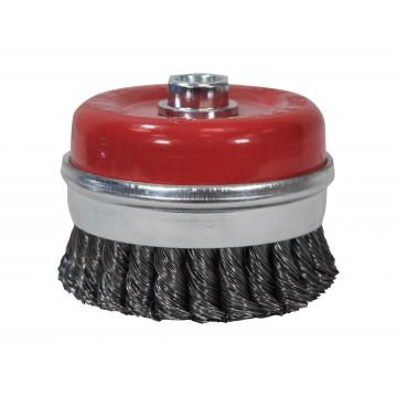 Faithfull Wire Cup Brush T/Knot 100xm14 x 2 0.50mm