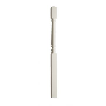 Classic Newel Post - Primed White 1500 x 91 x 91