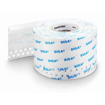 Siga Fentrim 20 Pre-folded Robust Adhesive Tape 9511 150mm - Width 15/135mm x Length 25m 