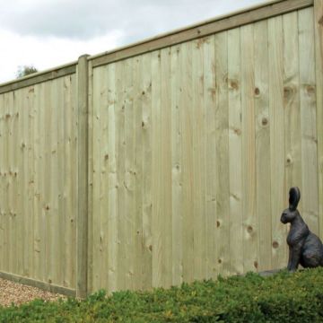 Tongue & Groove Flat Top Fence Panel 1800mm x 1800mm