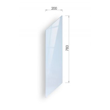 Gra08u Urbana Glass Rake Panel 783mm x 200mm x 8mm