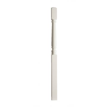 Classic Half Newel Post - Primed White 1500 x 91 x 41