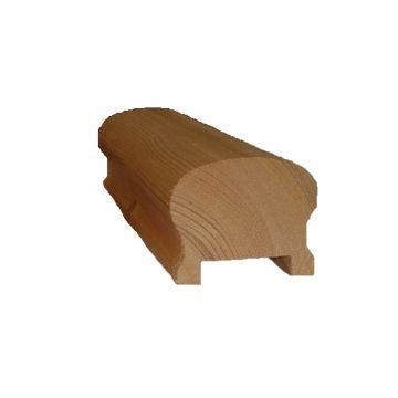 Round Top Handrail - W Oak 57mm x 69mm x 4200mm