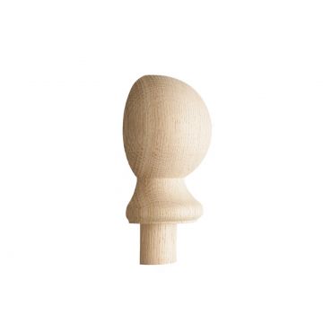 Half Ball Cap - Primed White 132 x 85 x 40