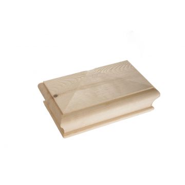 Pyramid Half Cap - Primed White 125 x 62.5 x 47mm