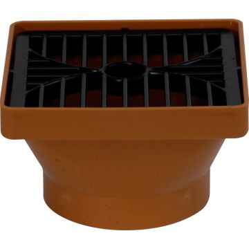 4in Sewer Bottle Gully & Grid Square Top