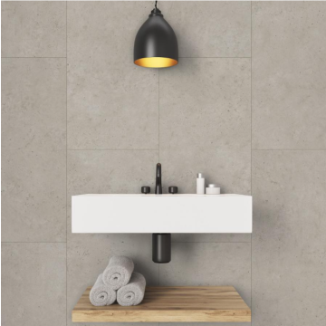 GX Composite Wall Tile Beige Concrete - 30x60cm, 11 Panels per Box, 1.98m² Coverage