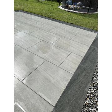 PORCELAIN PAVING PORZENA GREY 900X600X20MM