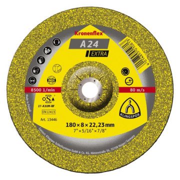 4 1/2" Metal Grinding Disk A24e D/C 115 x 6 x 22mm
