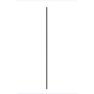 Matrix Plain Round Stair Spindle 16mm Black Satin Metal