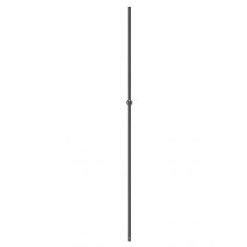 Matrix Black Satin Single Sphere Stair Spindle - 16mm