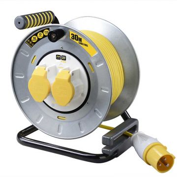 PRO XT - 16A 2 Gang 30m Cable Reel 110V - OTLU3016225LV-CWD