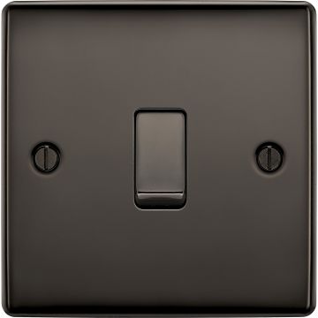 Black Nickel Single Switch 10ax 2 Way