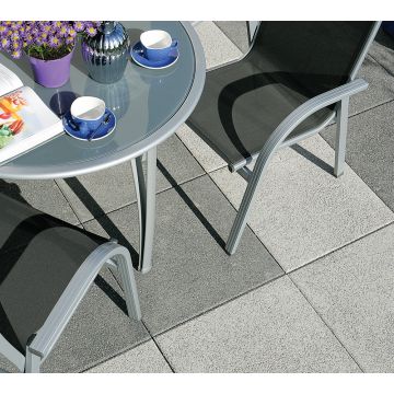 Newgrange Silver Granite Paving 600mm x 600mm x 40mm Shot Blasted