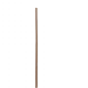 Pa015s2 Square Half Newel Post Red Deal Plain 1500 x 91 x 45mm