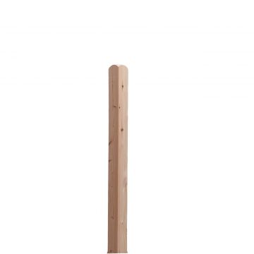 Nb12d Red Deal 1200mm Newel Base Bore & Round 1200mm x 91mm x 91mm