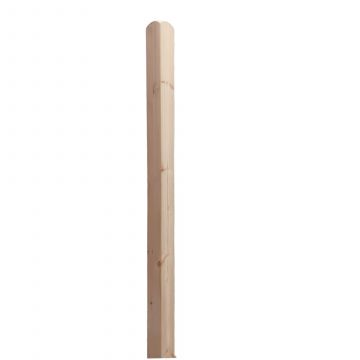 Nb15d Red Deal 1500mm Newel Base Bore & Round 1500mm x 91mm x 91mm