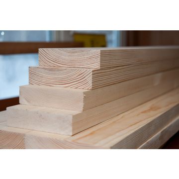 White Deal Planed PAO Timber - 50mm x 44mm x 5.1m ( 2 X 2 Inches approx)