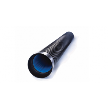 Ridgidrain Filter Pipe 450mm x 6m Full Perforation comes with Coupler