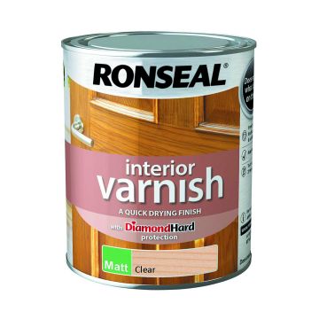 Ron Int Varnish Mat Clear 750ml