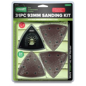 Smart 93mm Trade 31pce Sanding Kit