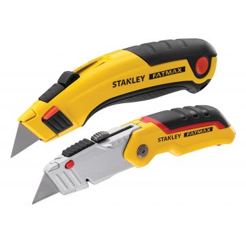 Stanley Fatmax Retractable Folding Knife Twin Pack